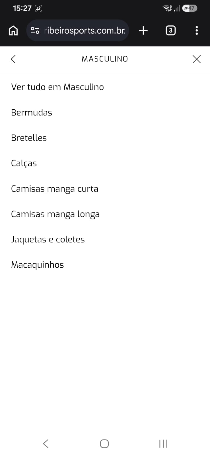 Escolher uma categoria