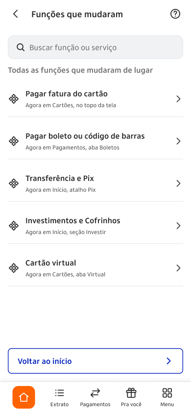 Funções que mudaram