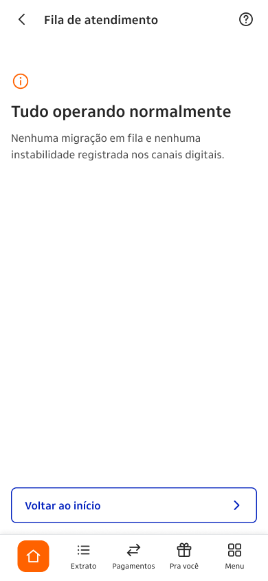 Sem fila ativa